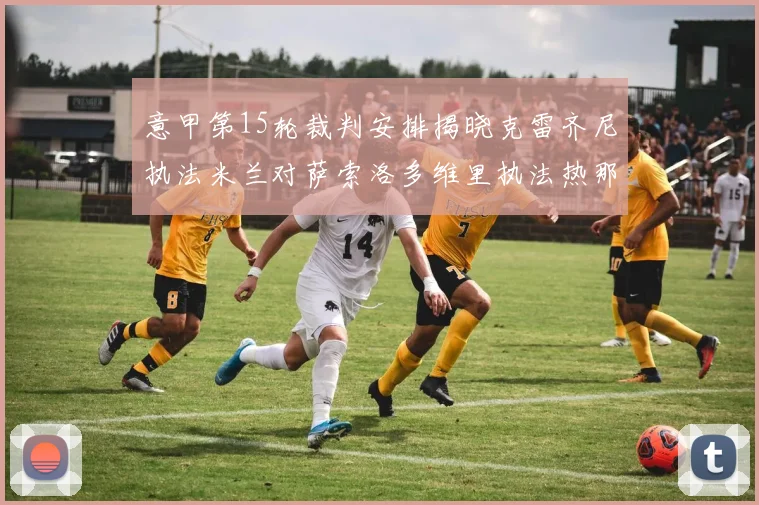 意甲第15轮裁判安排揭晓克雷齐尼执法米兰对萨索洛多维里执法热那亚对国米